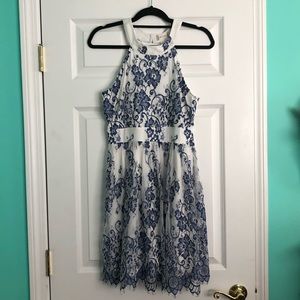 Altar'd State Floral Lace Sleeveless Dress